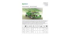 Hortech - Model DUE - Automatic Transplanting Mulching Machine - Brochure