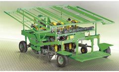 Hortech - Model DUE - Automatic Transplanting Mulching Machine