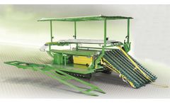 Hortech - Model RAPID - Double Waved Belt Harvesting Machine for Head Vegetables