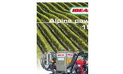 Ideal - Model Alpine Power 150 - Small Motorized Sprayer - Brochure
