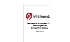 Wireless Blockage and Flow Monitor - Installation Manual
