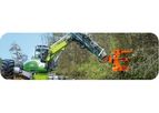 Woodcracker - Model C - Cutting Head for Harvesting Trees and Bushes