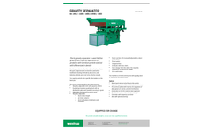 Westrup - Model KA-1200-1500-1900-2200-2600 1.5-6 T/H - Gravity Separator - Brochure
