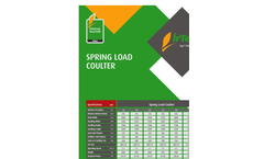 Irtem - Model AX - End Spring Foot Planter - Brochure