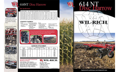 Model 614NT - Tandem Disc Harrow Brochure