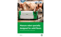 JOZ - Model Barn-E - Manure Robot for Solid Barn Floors - Brochure