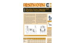 Model PVT - Vibration Screen Separator Brochure
