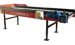 Model MES-LIMP - Garlic Powered Roller Conveyor