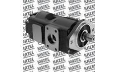 KAZEL - Model 2 Holes SAE B - Single Rotation Tandem Gear Pump