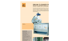 Rotary grain cleaner with aspiration