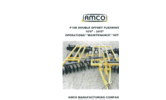 Model F15 - Folding Disc Harrows Brochure