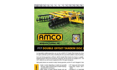 Model F17 - Standard Non-Folding Disc Harrow Brochure