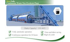 Henan Doing - Model DY-50 - Continuous fully automatic waste tyre pyrolysis plant