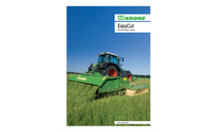 Krone - Model EasyCut TS/TC - Trailed Disc Mower -  Brochure