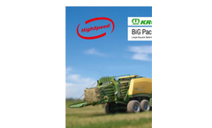 BigPack - High Speed Large Square Balers- Brochure