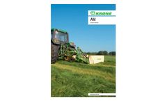 Krone - Model EasyCut F - Front-Mounted Disc Mower - Brochure
