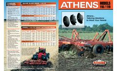 Athens - Model 116/119 - Double Offsets Disk Harrow - Brochure