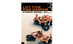 Athens - Model 37 - Lift-Type Disc Harrow - Brochure