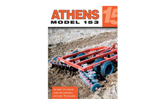Athens - Model 153 - Heavy-duty Tandem Disc Harrow - Brochure