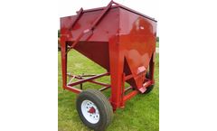 Model P2TBB - Portable 2 Ton Bucket Feed Bin