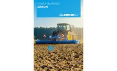 Lemken - Model Zirkon 12 - Power Harrow - Brochure