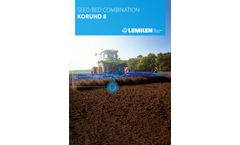 Lemken - Model Korund 8 - Seedbed Combinations -Brochure