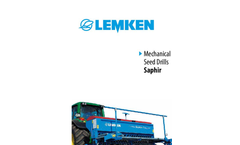 Saphir - Model 7 - Seed Drill Brochure