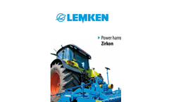 Lemken - Model Zirkon 8 - Power Harrow - Brochure