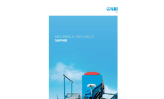 Saphir - Model 8 - Electric Seed Drill Brochure