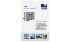 Union Instruments - Model INCA1011 - Multi Gas Analyzer - Brochure