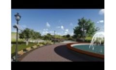 Solar Park Lighting&#8203; Simulation | New Classica Fixture | Greenshine New Energy - Video