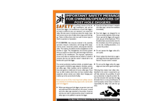 Befco - Model 15-90 HP (11-67 KW) - Post Hole Diggers Brochure