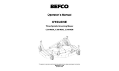 Cyclone - Model C30 - Grooming Mowers Brochure