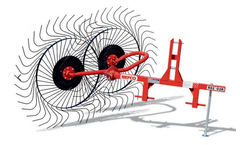 Befco - Model 16-80 HP (12-60 KW) - Ground Driven Wheel Rakes