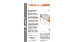 ezePower - Hydraulic Motor-Powered Electrical Generator - Datasheet