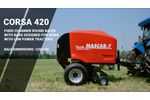 Mascar Corsa 420 Round Baler - Video