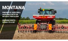 Mascar Montana Pneumatic Seed Drill - Video
