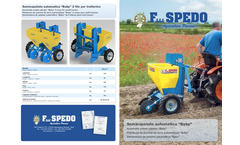  	Spedo - Model TPA - Semi Automatic Potato Planter - Brochure