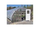 Bobcat - Model BOB1672 - 16' x 72' Greenhouse for Vegetable Cultivation