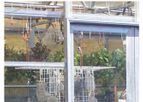 Rimol - Greenhouse Sliding Door with Glass Panel