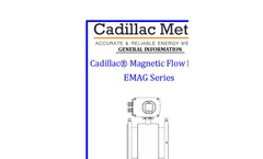 Cadillac - Model CMAG - Magnetic Flow Meter - Brochure