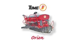 TUME Orion Seed Drill - Video
