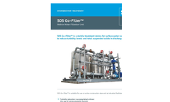 SDS Go-Filter - Mobile Water Filtration Unit - Datasheet