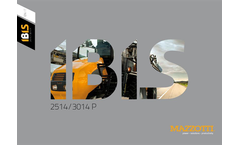 Mazzotti - Model MAF 4240/5240/6240 - Self-Propelled Machine Brochure