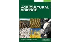 The Journal of Agricultural Science