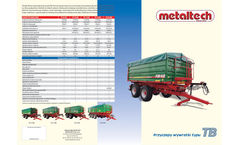 Model TB 10 000 - Agricultural Trailers Brochure