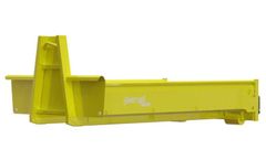 Ivarssons - Model 3.5 L4165 H600 W2550 6,1m3 - Earth/Gravel Hook Lift Container