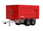 Ivarssons MetaMid Eucon - Model L4165 H1750 W2550 17,5m3 500/50x17 - Heavy-Duty Grain Trailers