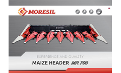 Moresil - Model GBE - Sunflower Harvester - Brochure