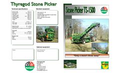 Thyregod - Model TS-1500 - Stone Picker - Brochure